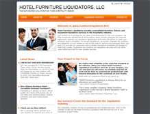 Tablet Screenshot of furnitureliquidators.biz